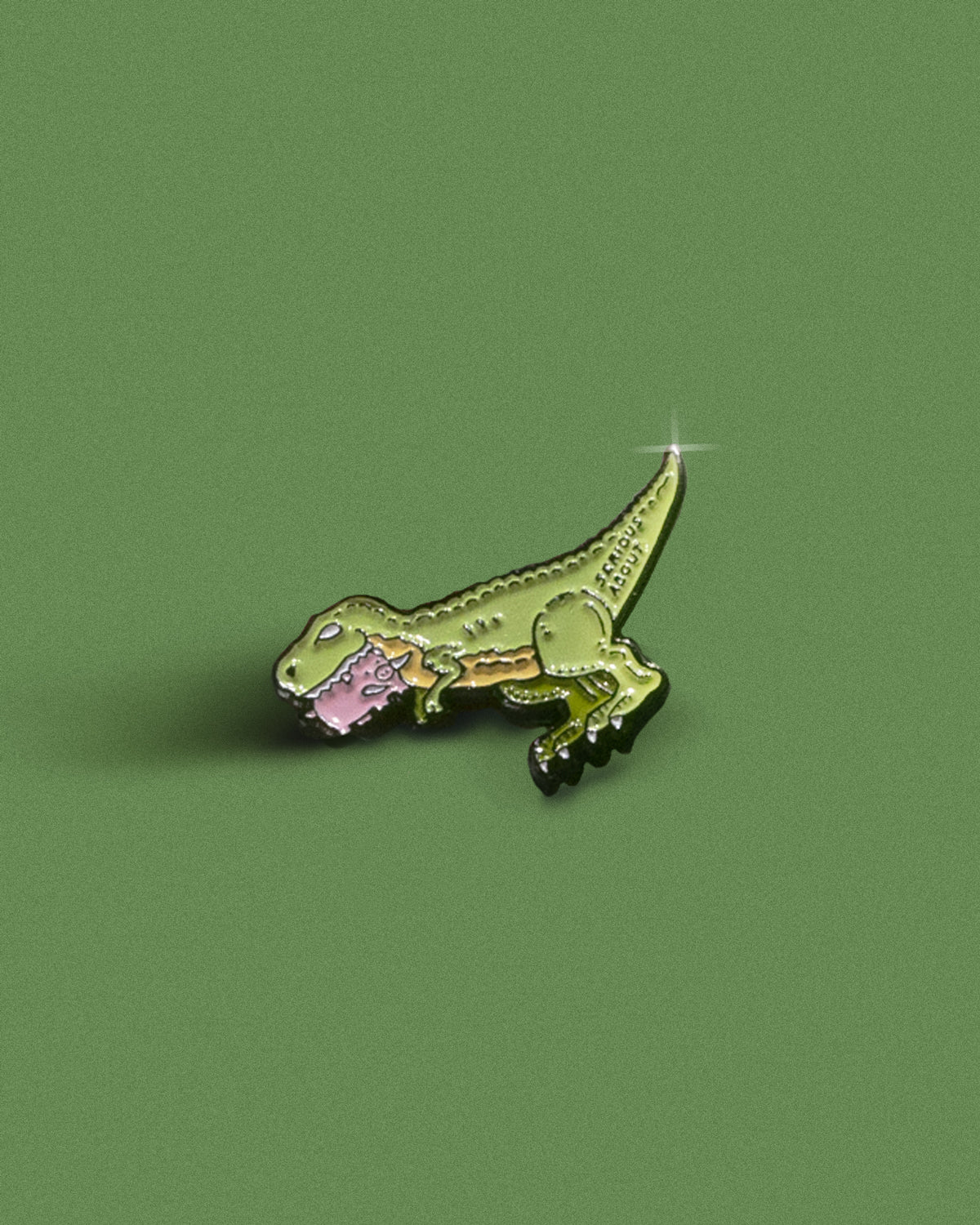 DINOSAUR PORK LOVER PIN