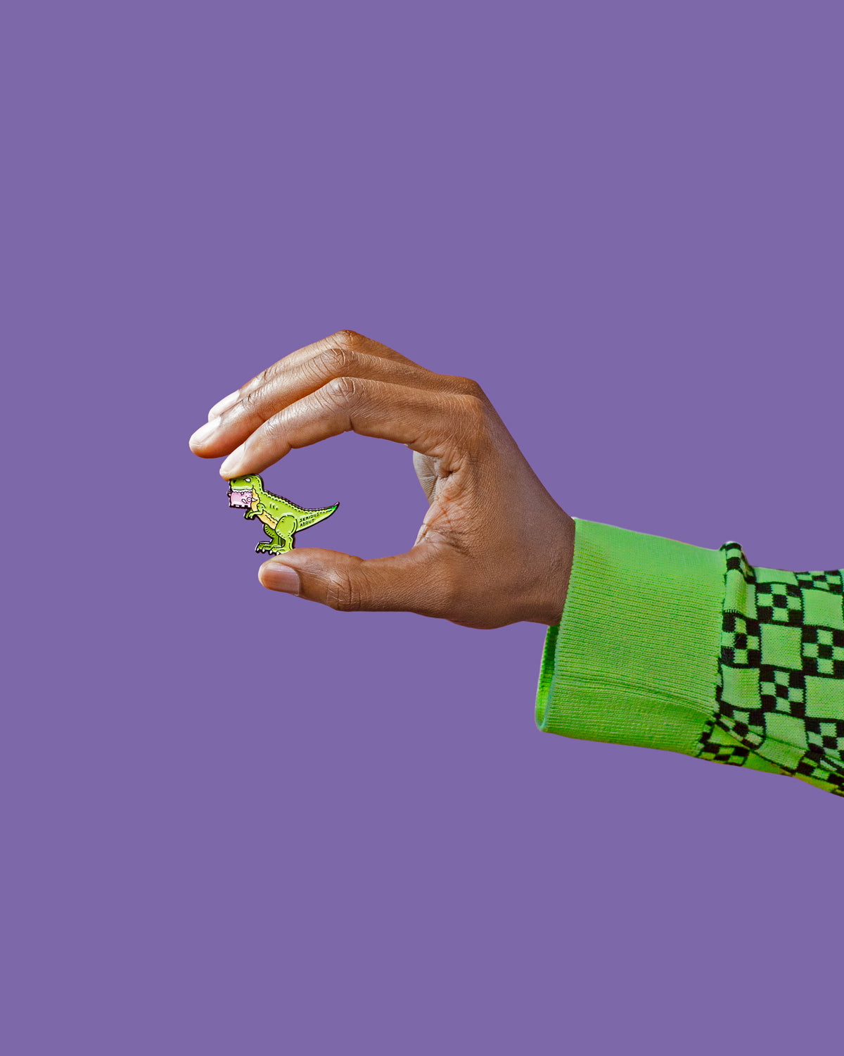 DINOSAUR PORK LOVER PIN