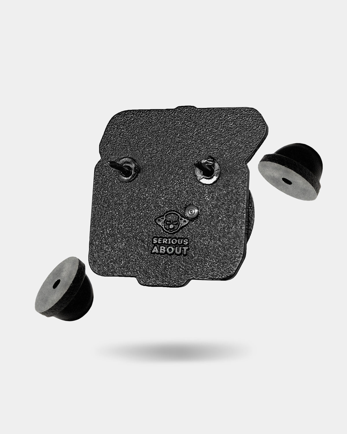 VINYL TURNTABLE, spinning enamel pin