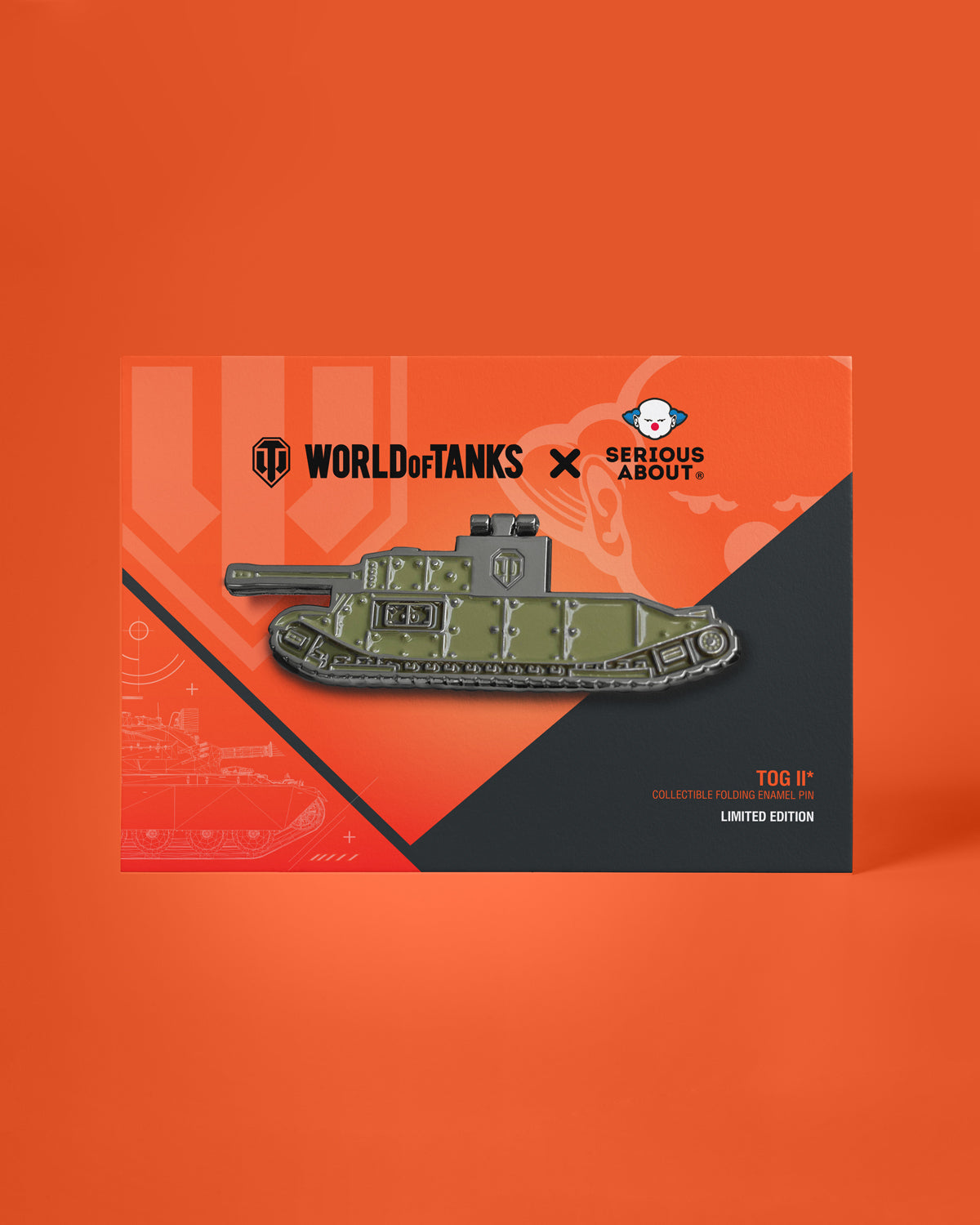 TOG II* collectible moving enamel pin