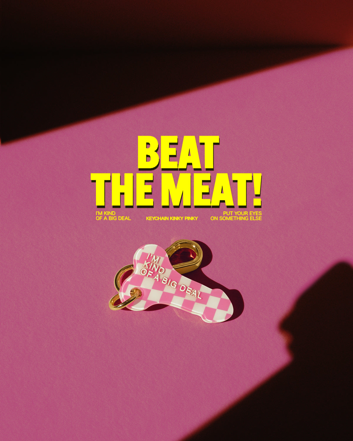 KINKY PINKY KEYCHAIN
