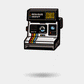 INSTANT CAMERA BROWN, SLIDING ENAMEL PIN