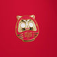 DARUMA DOLL GOLD, enamel pin