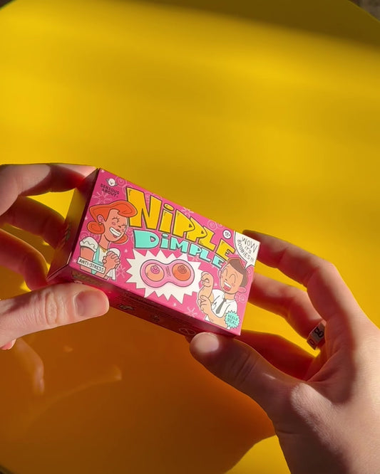 NIPPLE DIMPLE, PINK FRAME, PINK BUTTONS