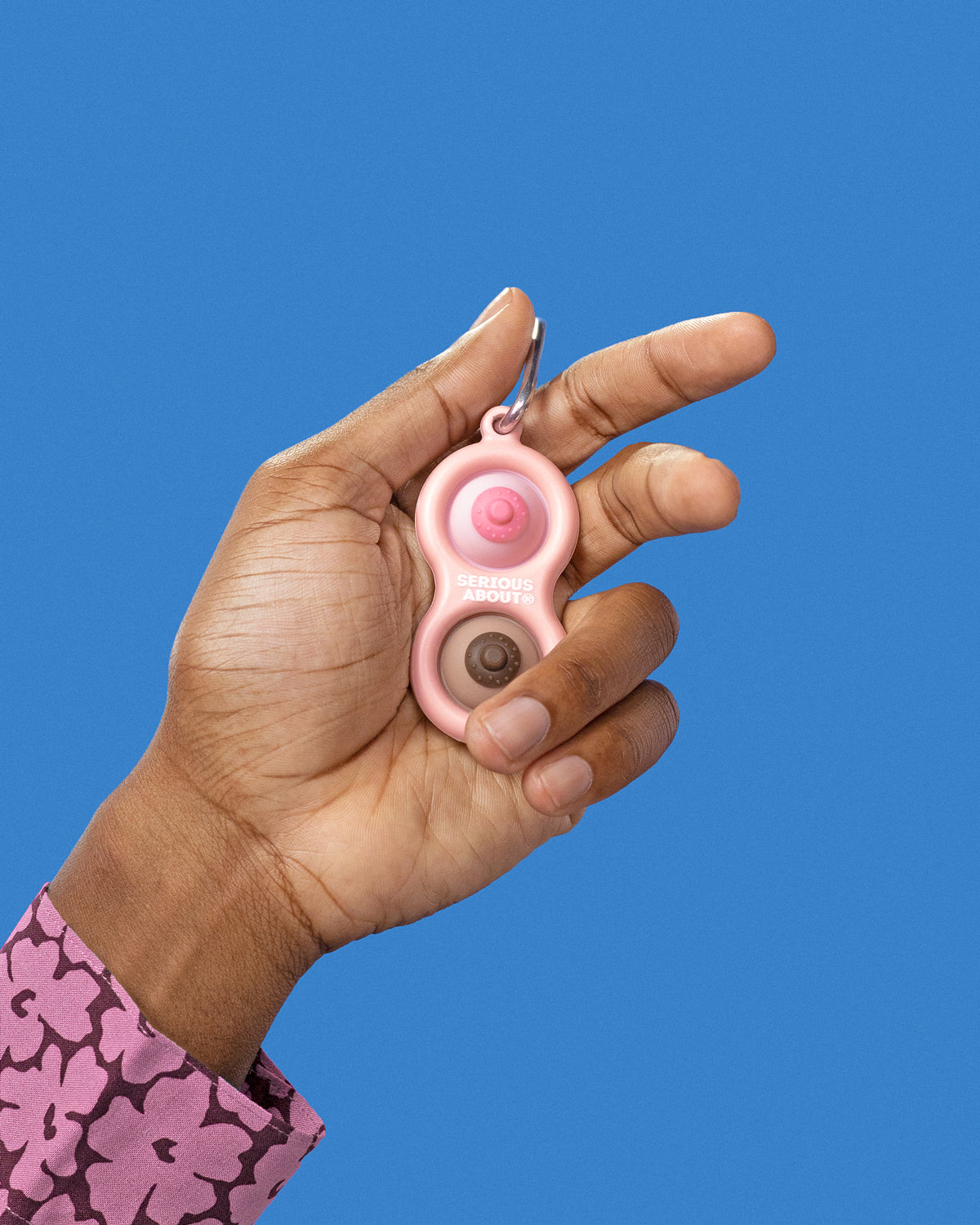 NIPPLE DIMPLE, PINK FRAME, DIVERSE BUTTONS SERIOUS ABOUT NIPPLE DIMPLE, PINK FRAME, DIVERSE BUTTONS SERIOUS ABOUT
