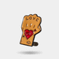 FINGER LOVE, sliding enamel pin