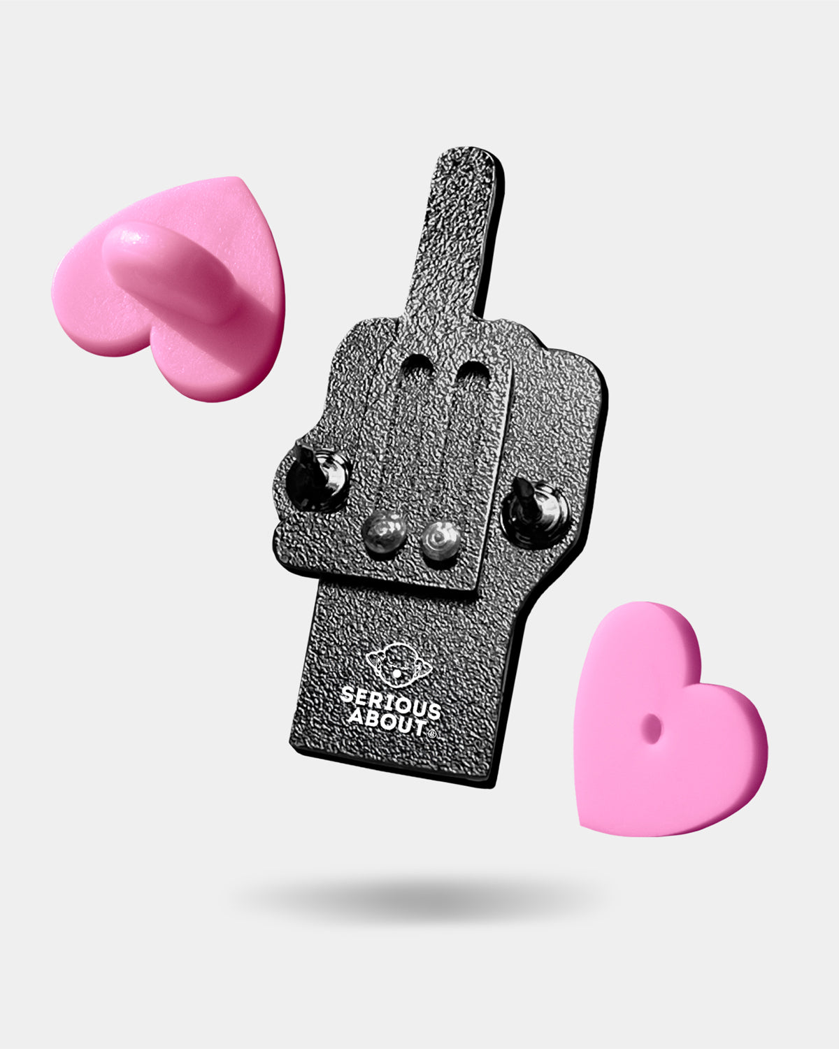FINGER LOVE, sliding enamel pin