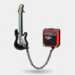 GUITAR COMBO BLACK, chained pin set