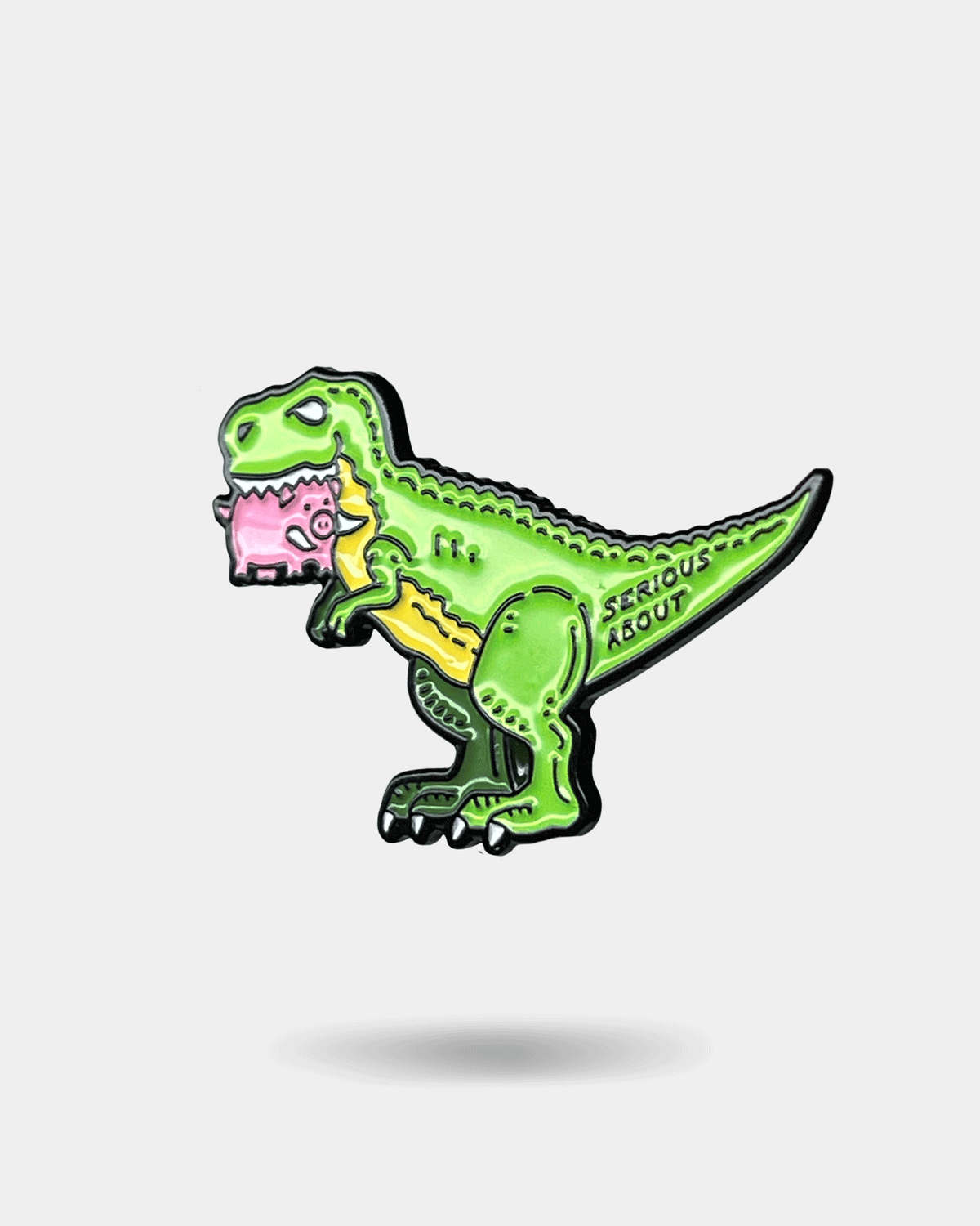 DINOSAUR PORK LOVER PIN