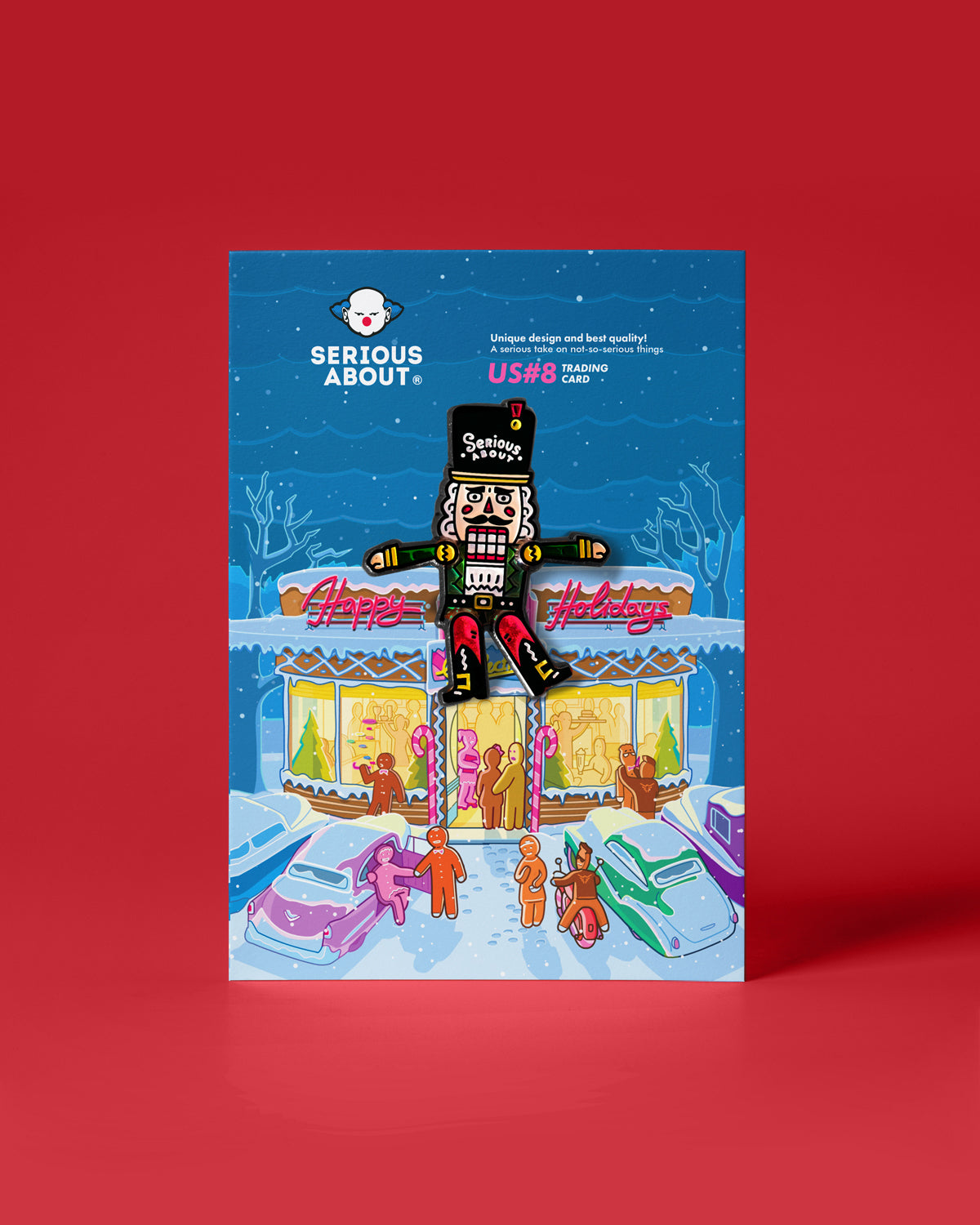 NUTCRACKER, spinning enamel pin