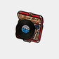 VINYL TURNTABLE, SPINNING ENAMEL PIN