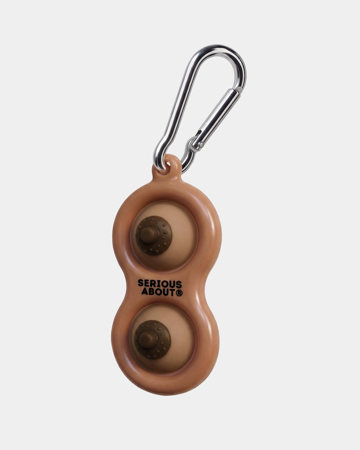NIPPLE DIMPLE, BROWN FRAME, BROWN BUTTONS