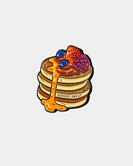 PANCAKES, ENAMEL PIN
