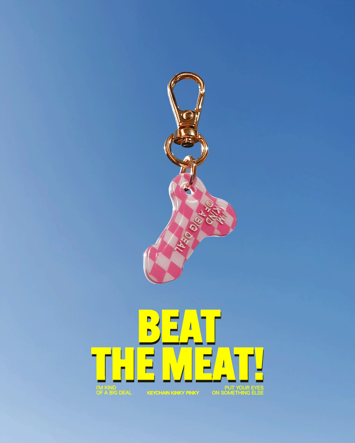 KINKY PINKY KEYCHAIN
