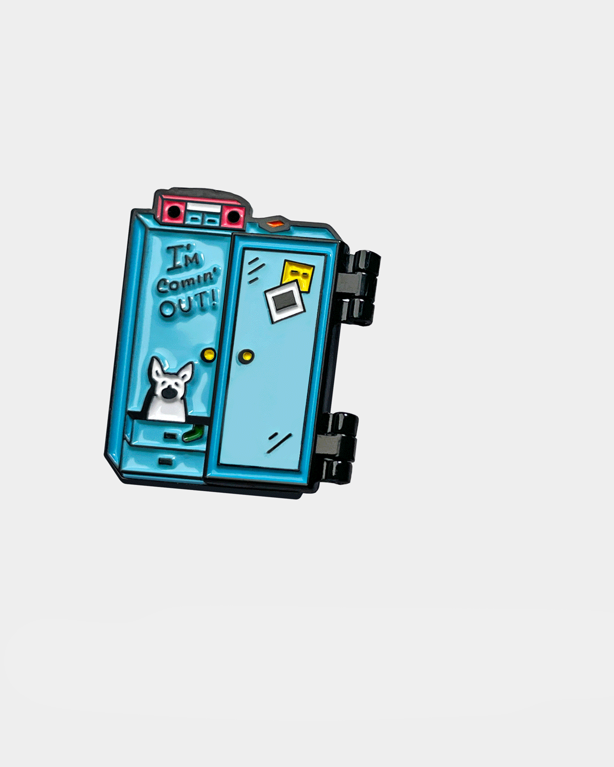 OUT OF THE CLOSET FOLDING PIN