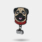 PUG DOG, enamel pin