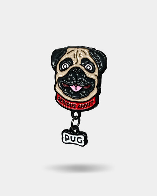 PUG DOG, enamel pin