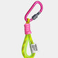 FUCHSIA MULTICOLORED ROPE KEYCHAIN