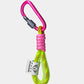 FUCHSIA MULTICOLORED ROPE KEYCHAIN