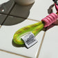 FUCHSIA MULTICOLORED ROPE KEYCHAIN